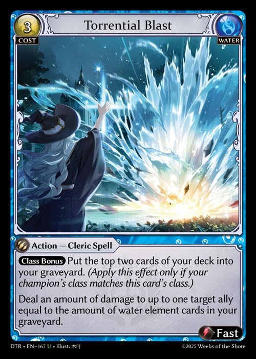 [Water] Torrential Blast [DTR167-U]