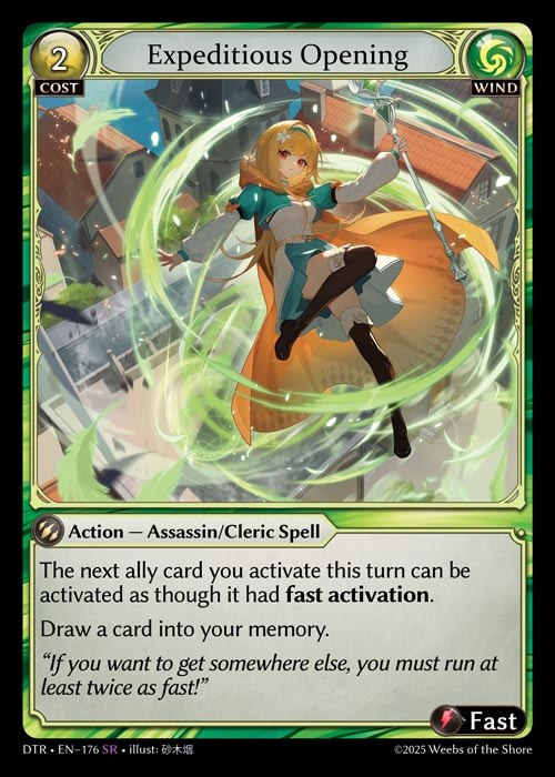 [Wind] Expeditious Opening [DTR176-SR]