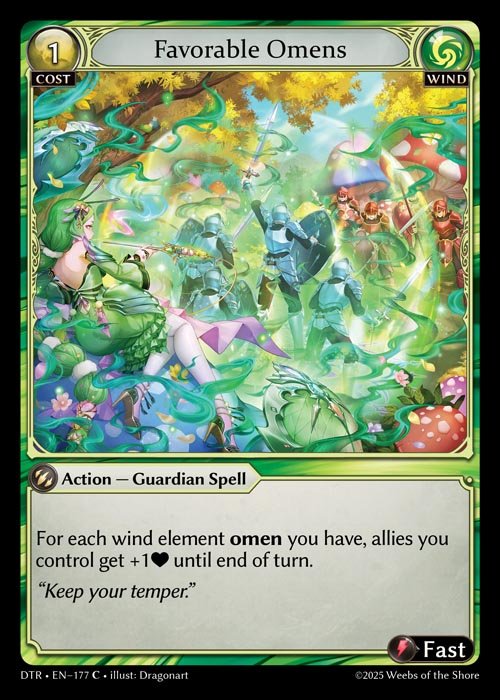 [Wind] Favorable Omens [DTR177-C]