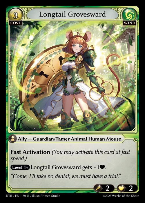 [Wind] Longtail Grovesward [DTR180-U]