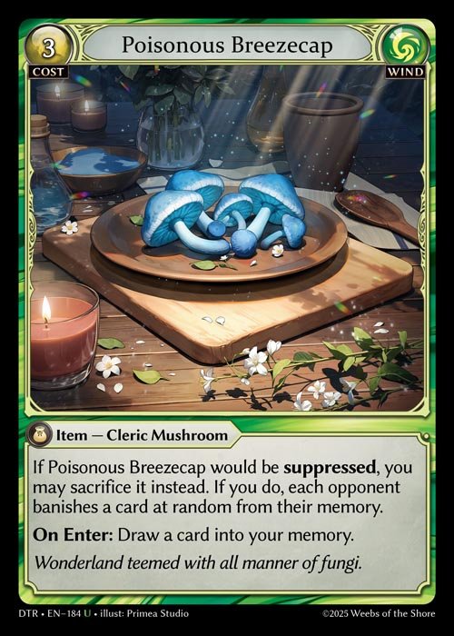 [Wind] Poisonous Breezecap [DTR184-U]