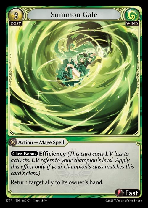 [Wind] Summon Gale [DTR189-C]