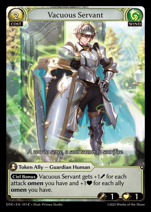 [Wind] Vacuous Servant [DTR191-C]