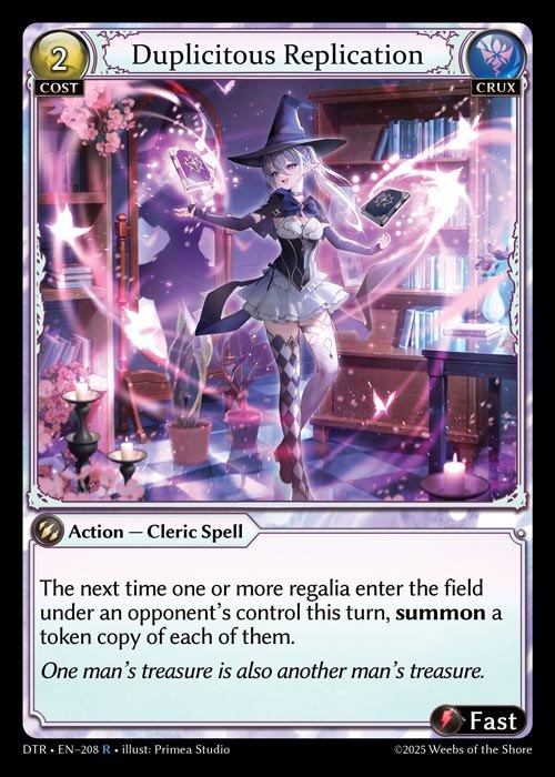 [Crux] Duplicitous Replication [DTR208-R]