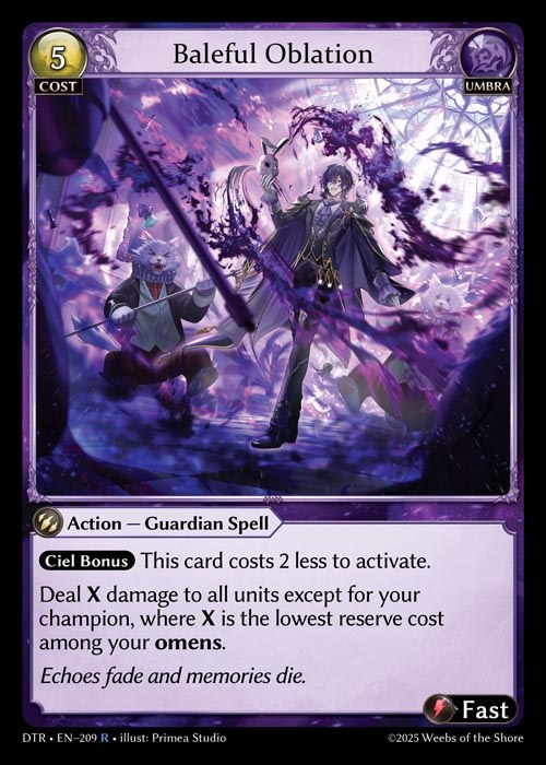 [Umbra] Baleful Oblation [DTR209-R]