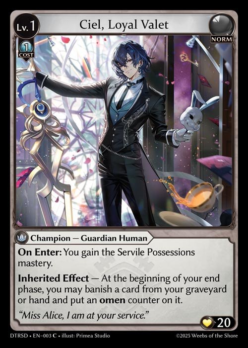 [Norm] Ciel, Loyal Valet [DTRSD003-C]