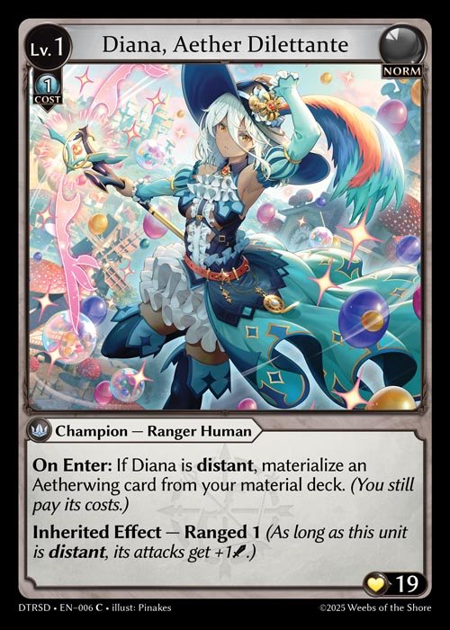 [Norm] Diana, Aether Dilettante [DTRSD006-C]