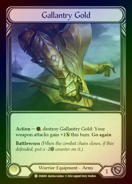 [Warrior] Gallantry Gold [DVR005-C]