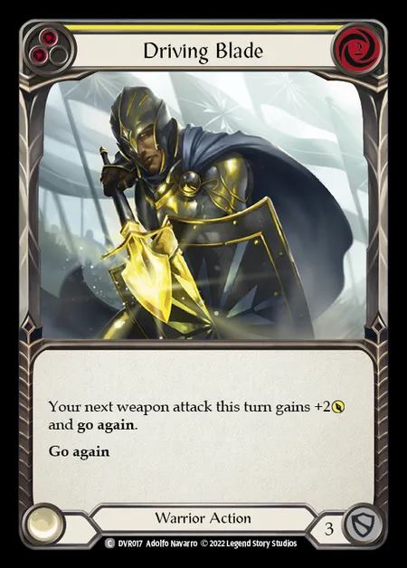 [Warrior] Driving Blade (yellow) [DVR017-C]