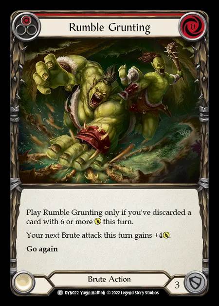 [Brute] Rumble Grunting [DYN022-C] (red)