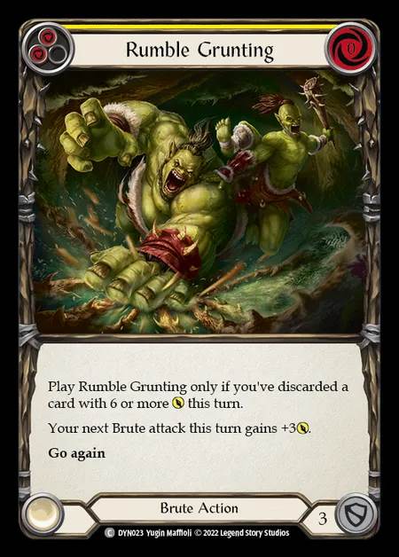 [Brute] Rumble Grunting [DYN023-C] (yellow)