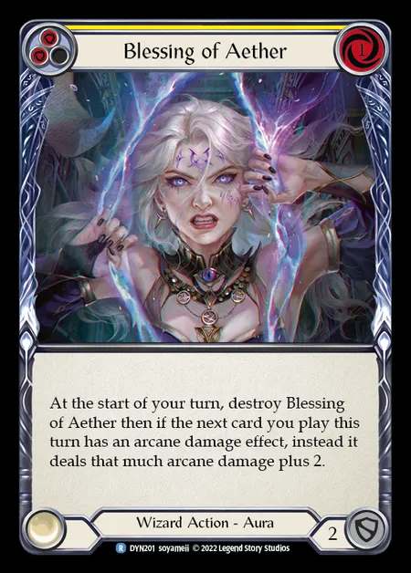 [Wizard] Blessing of Aether [DYN201-R] (yellow)