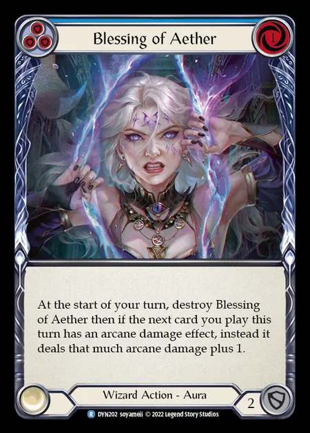 [Wizard] Blessing of Aether [DYN202-R] (blue)