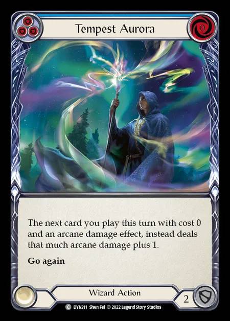 [Wizard] Tempest Aurora [DYN211-C] (blue)