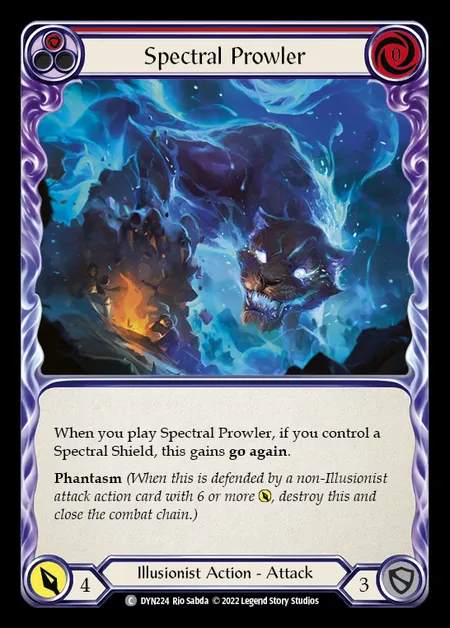 [Illusionist] Spectral Prowler [DYN224-C] (red)