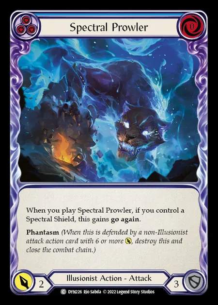 [Illusionist] Spectral Prowler [DYN226-C] (blue)