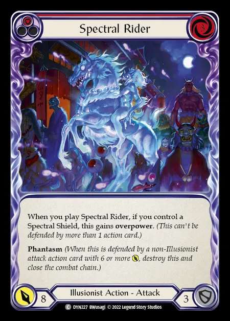 [Illusionist] Spectral Rider [DYN227-C] (red)
