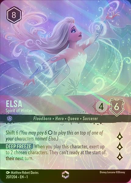 【Enchanted FOIL】Elsa - Spirit of Winter [1ST-207/204-E]