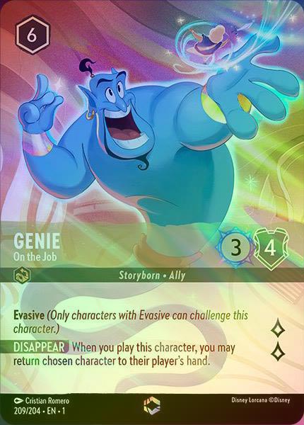 【Enchanted FOIL】Genie - On the Job [1ST-209/204-E]