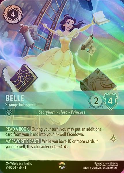 【Enchanted FOIL】Belle - Strange but Special [1ST-214/204-E]