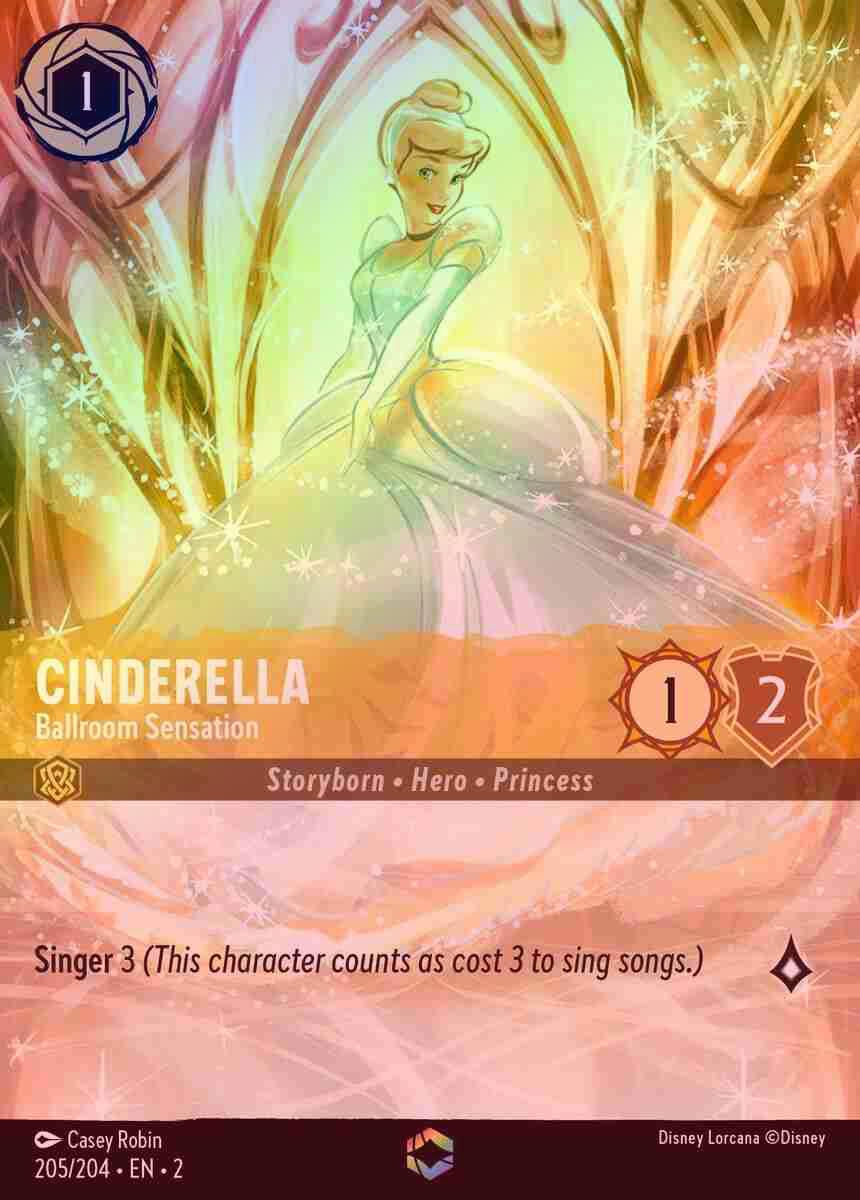 【Enchanted FOIL】Cinderella - Ballroom Sensation [ROTF-205/204-E]