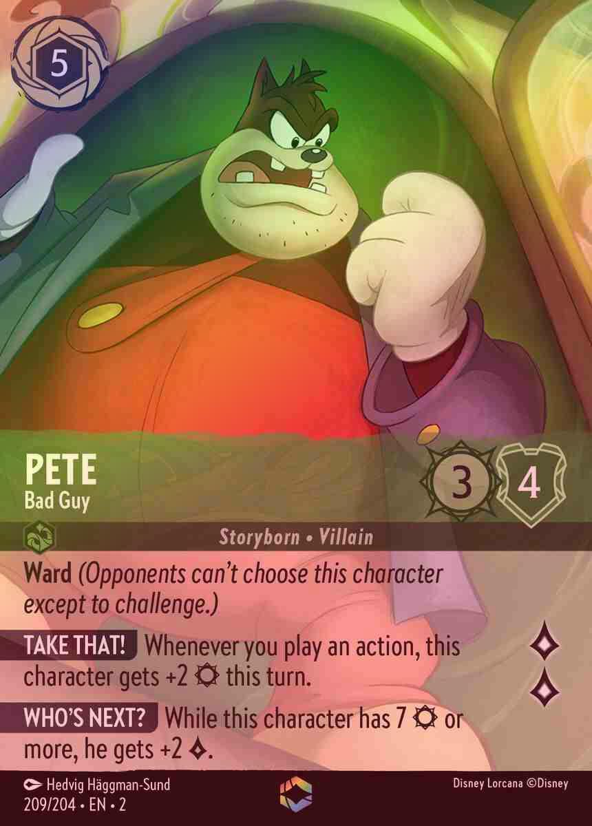 【Enchanted FOIL】Pete - Bad Guy [ROTF-209/204-E]