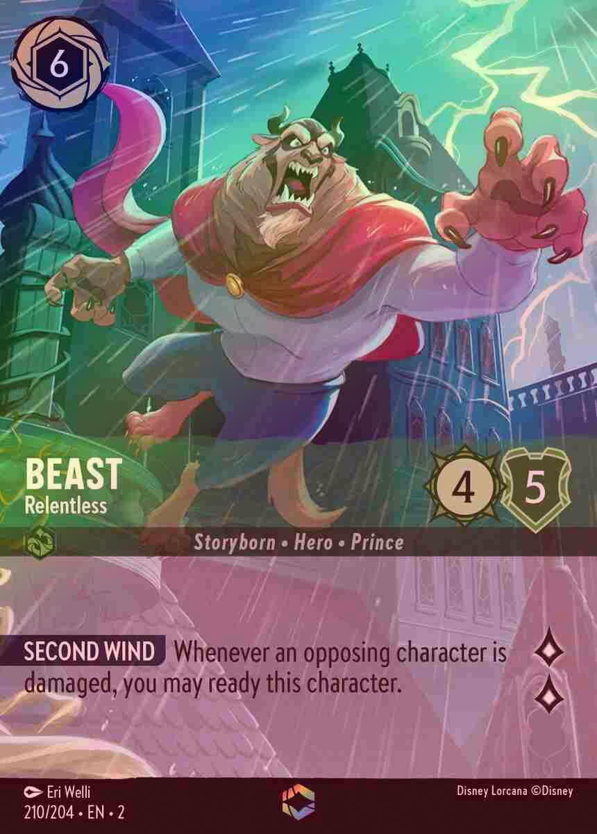 【Enchanted FOIL】Beast - Relentless [ROTF-210/204-E]