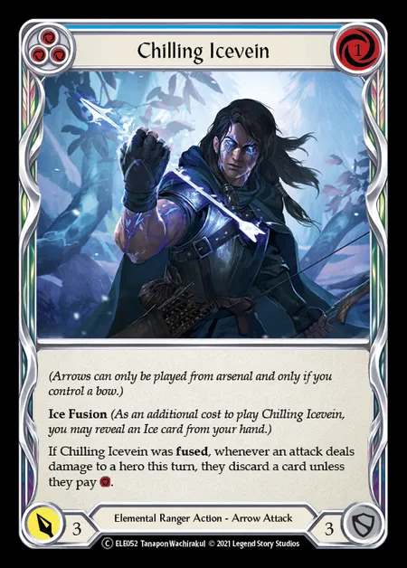 [Elemental Ranger] Chilling Icevein (blue) [UL-ELE052-C]