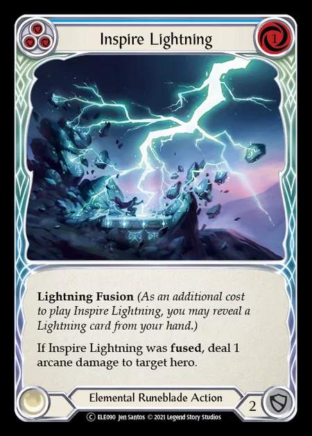 [Elemental Runeblade] Inspire Lightning (blue) [UL-ELE090-C]