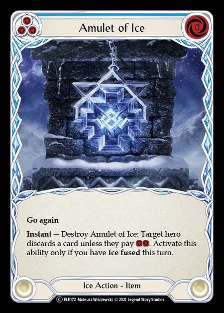 [Ice] Amulet of Ice [UL-ELE172-C]