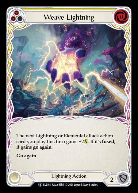 [Lightning] Weave Lightning (yellow) [UL-ELE181-R]