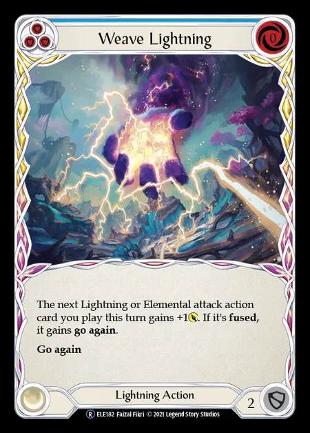 [Lightning] Weave Lightning (blue) [UL-ELE182-R]