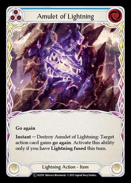 [Lightning] Amulet of Lightning [UL-ELE201-C]