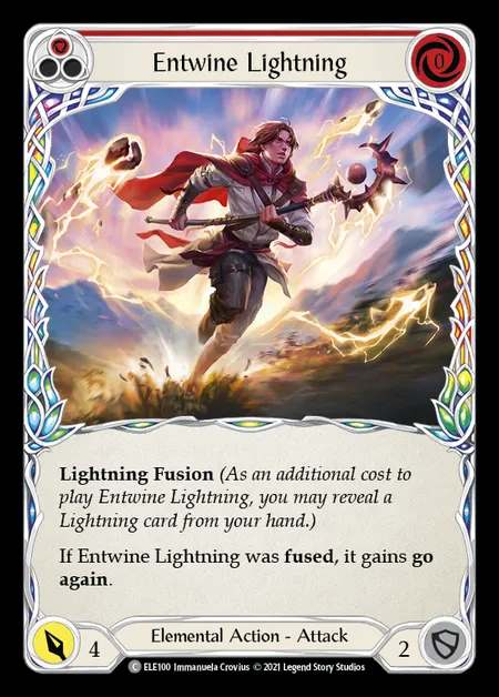 [Elemental] Entwine Lightning [1st-ELE100-C] (red)