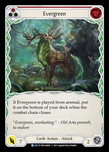 [Earth] Evergreen [1st-ELE119-R] (red)