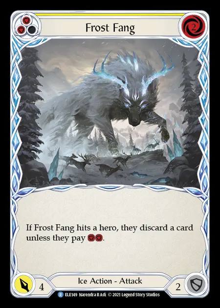 [Ice] Frost Fang [1st-ELE149-R] (yellow)
