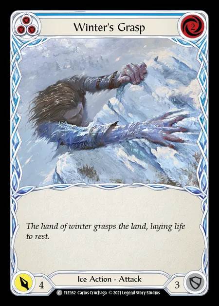 [Ice] Winter's Grasp [1st-ELE162-C] (blue)