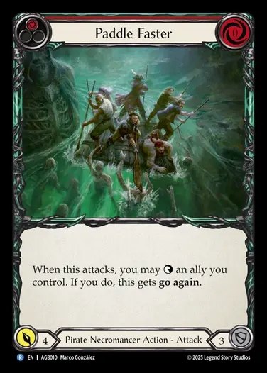 【EN】[Pirate Necromancer] 急漕/Paddle Faster(red)  [AGB010-R]