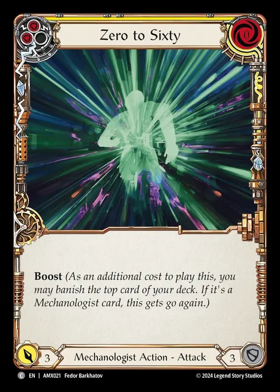 【EN】[Mechanologist] 急加速/Zero to Sixty (yellow) [AMX021-C]