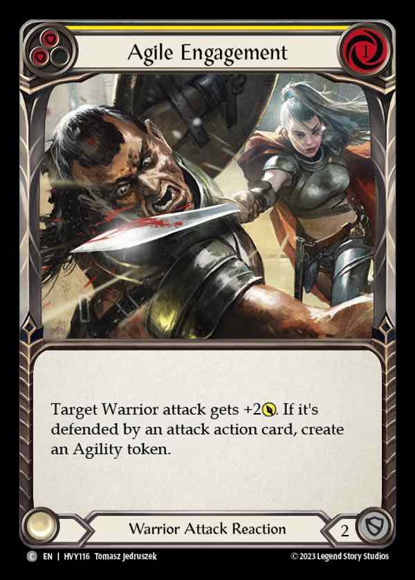 【EN】[Warrior] 敏捷な交戦/Agile Engagement (yellow) [HVY116-C]