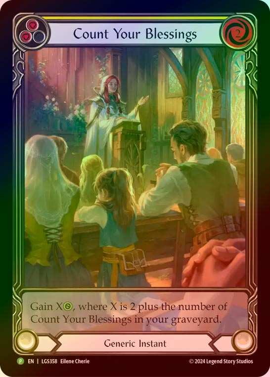 【RF】【EN】[Generic] 祝福への感謝/Count Your Blessings (yellow) [LGS358-P]
