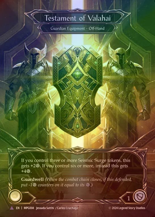 【CF】【EN】[Guardian] ヴァラハイの誓約/Testament of Valahai [MPG004-Marvel]