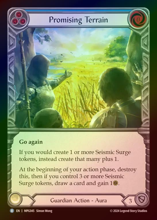 【RF】【EN】[Guardian] 有望な地帯/Promising Terrain(blue)  [MPG045-R]