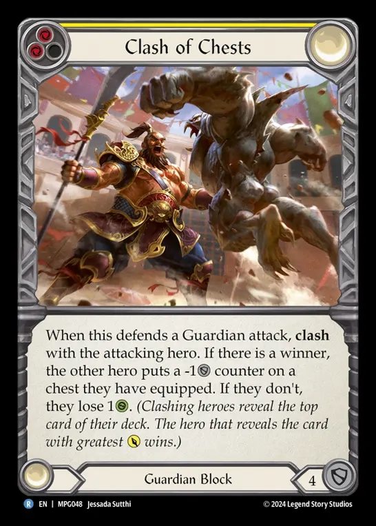 【EN】[Guardian] 胴の激突/Clash of Chests(yellow)  [MPG048-R]