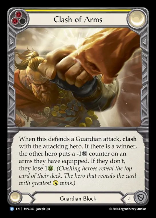 【EN】[Guardian] 腕の激突/Clash of Arms(blue)  [MPG049-R]