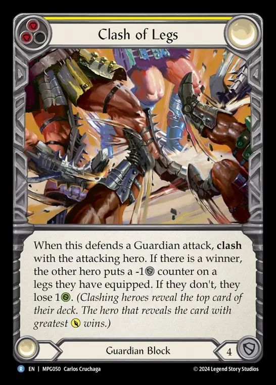 【EN】[Guardian] 脚の激突/Clash of Legs(yellow)  [MPG050-R]