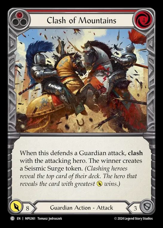 【EN】[Guardian] 雄峰の激突/Clash of Mountains(red)  [MPG061-C]