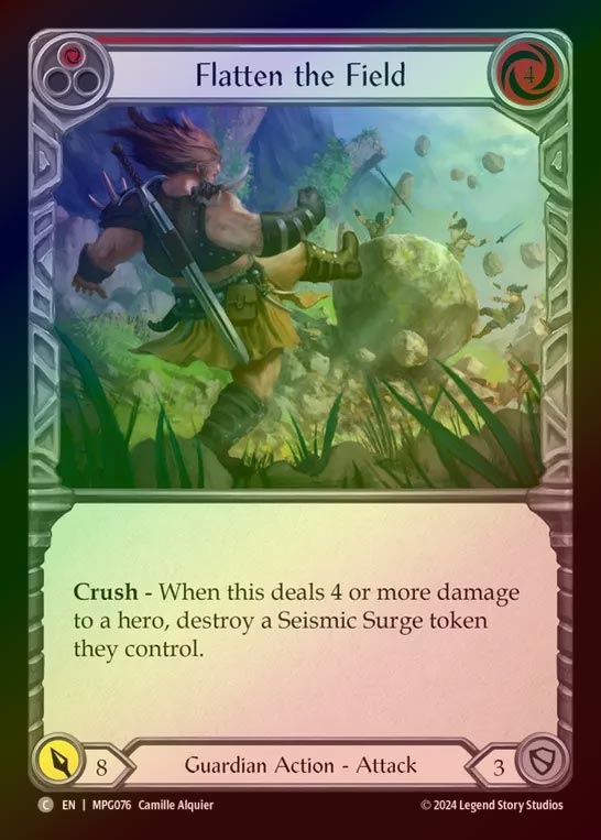 【RF】【EN】[Guardian] 場の平面化/Flatten the Field(red)  [MPG076-C]