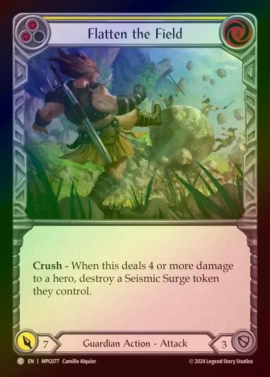 【RF】【EN】[Guardian] 場の平面化/Flatten the Field(yellow)  [MPG077-C]
