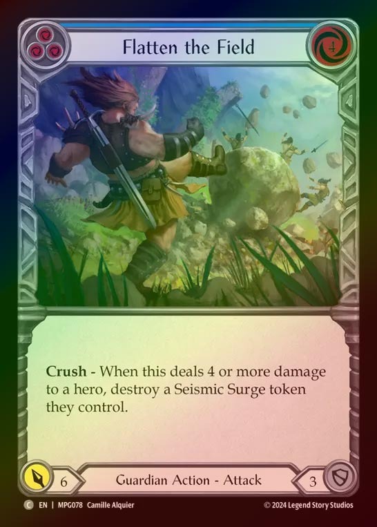 【RF】【EN】[Guardian] 場の平面化/Flatten the Field(blue)  [MPG078-C]